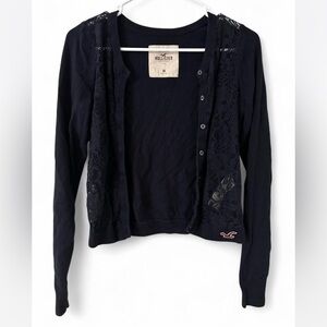 Hollister Women's Navy Cardigan